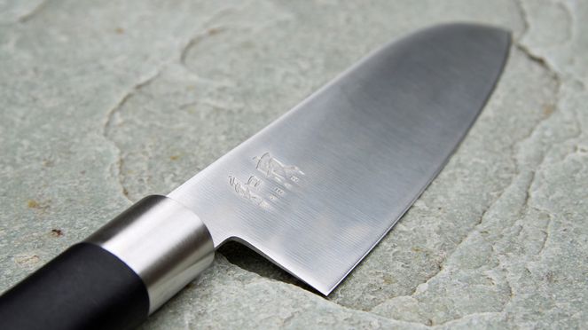 
                    Kai Wasabi Santoku, adatto per pesce