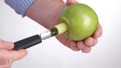 Plastic, apple corer