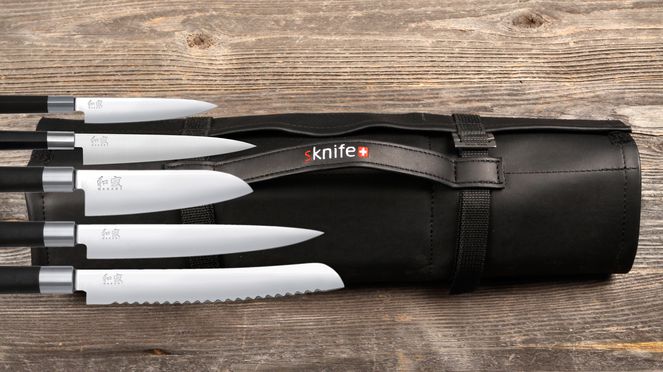 
                    Mallette à couteaux apprenti avec affûteur pour un tranchant durable