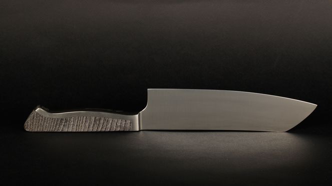 
                    Caminada Santoku avec manche en frêne