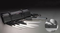 Messer, Messertasche Shun mit Schleifgerät
