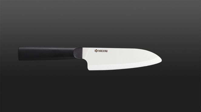 
                    Santoku Chowa with white high-tech ceramic blade