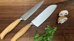 Coltello per verdure e frutti, Wok Santoku