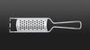 
                    The triangle Parmesan grater made of stainless steel is extremely sharp thanks to a special photo-etching process