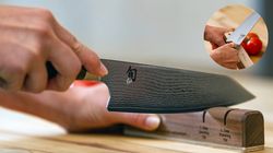 Messer, Kiritsuke mit Präzisionsschleifgerät